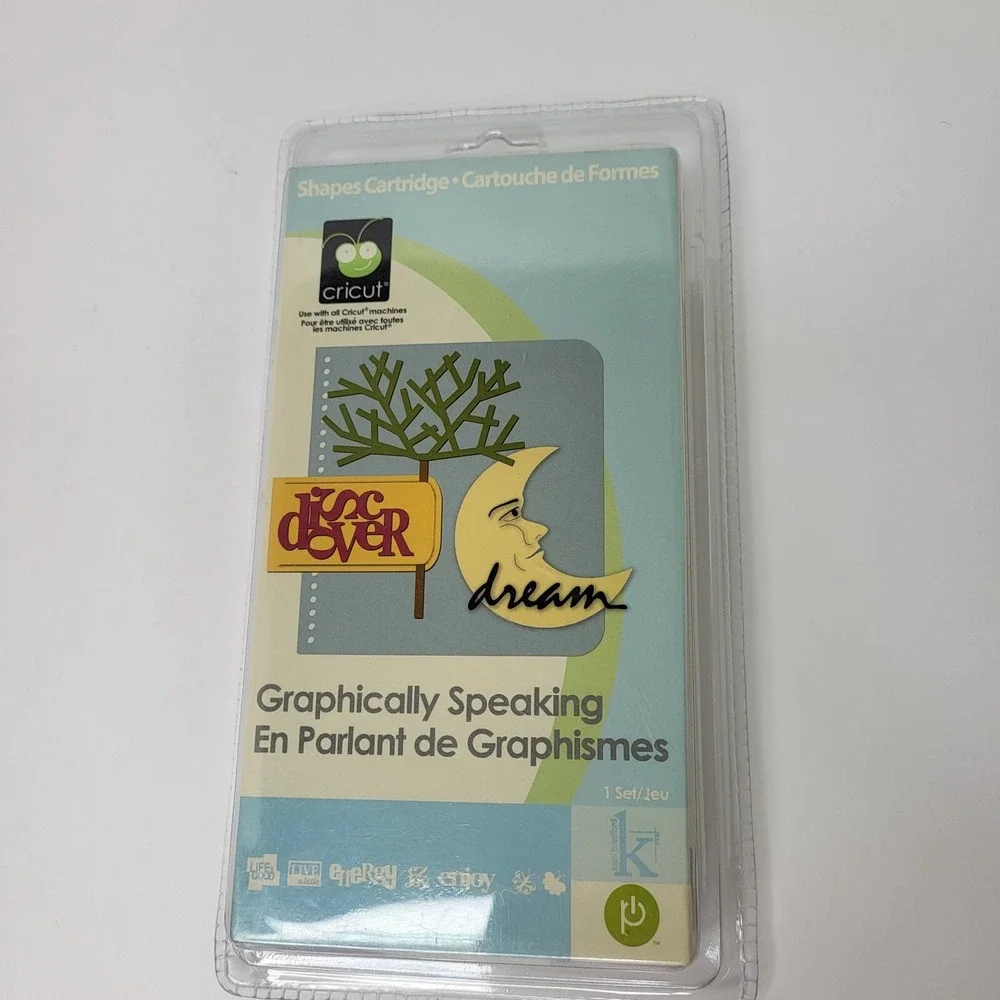 NEW CRICUT GRAPHICALLY SPEAKING CARTRIDGE‎ FACTORY SEALED Crafts
